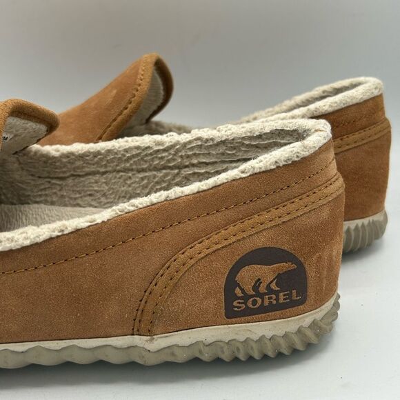 Sorel Tan Loafers Moccasin-Style Slip-Ons - Picture 4 of 7